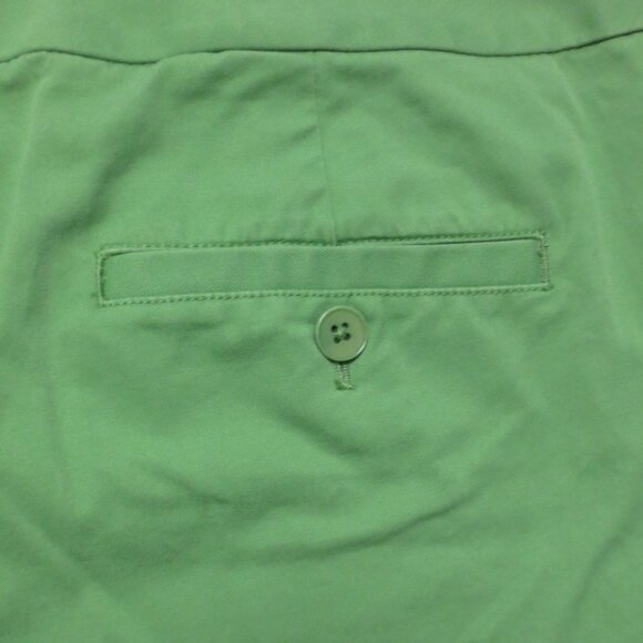TALBOTS womens PANTS green SIGNATURE cropped CAREER capri CASUAL stretch SIZE 12 - Picture 7 of 12